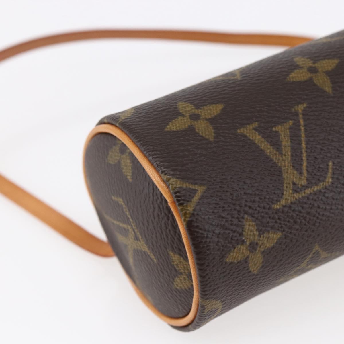 LOUIS VUITTON Monogram Papillon Pouch LV Auth 147171