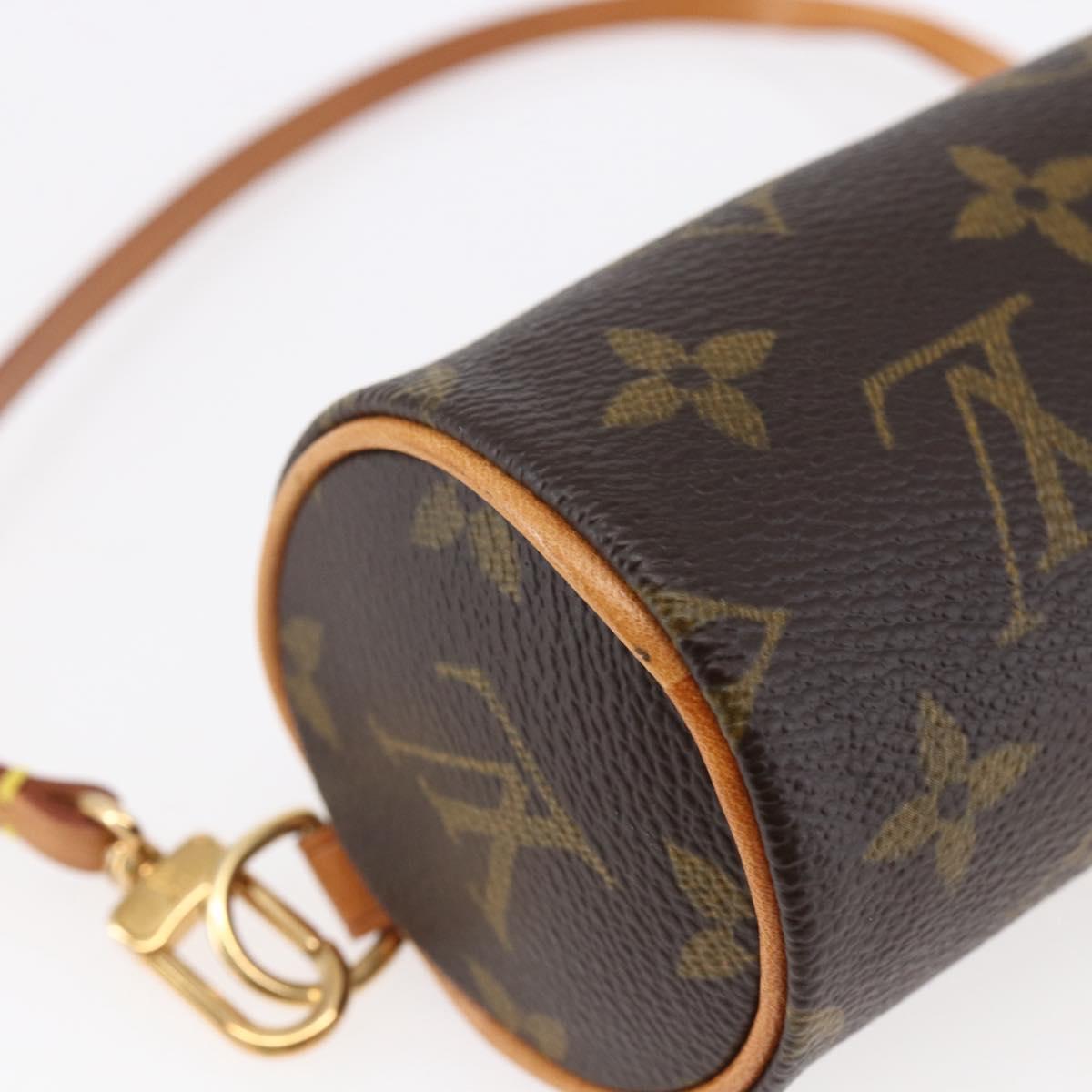 LOUIS VUITTON Monogram Papillon Pouch LV Auth 147171