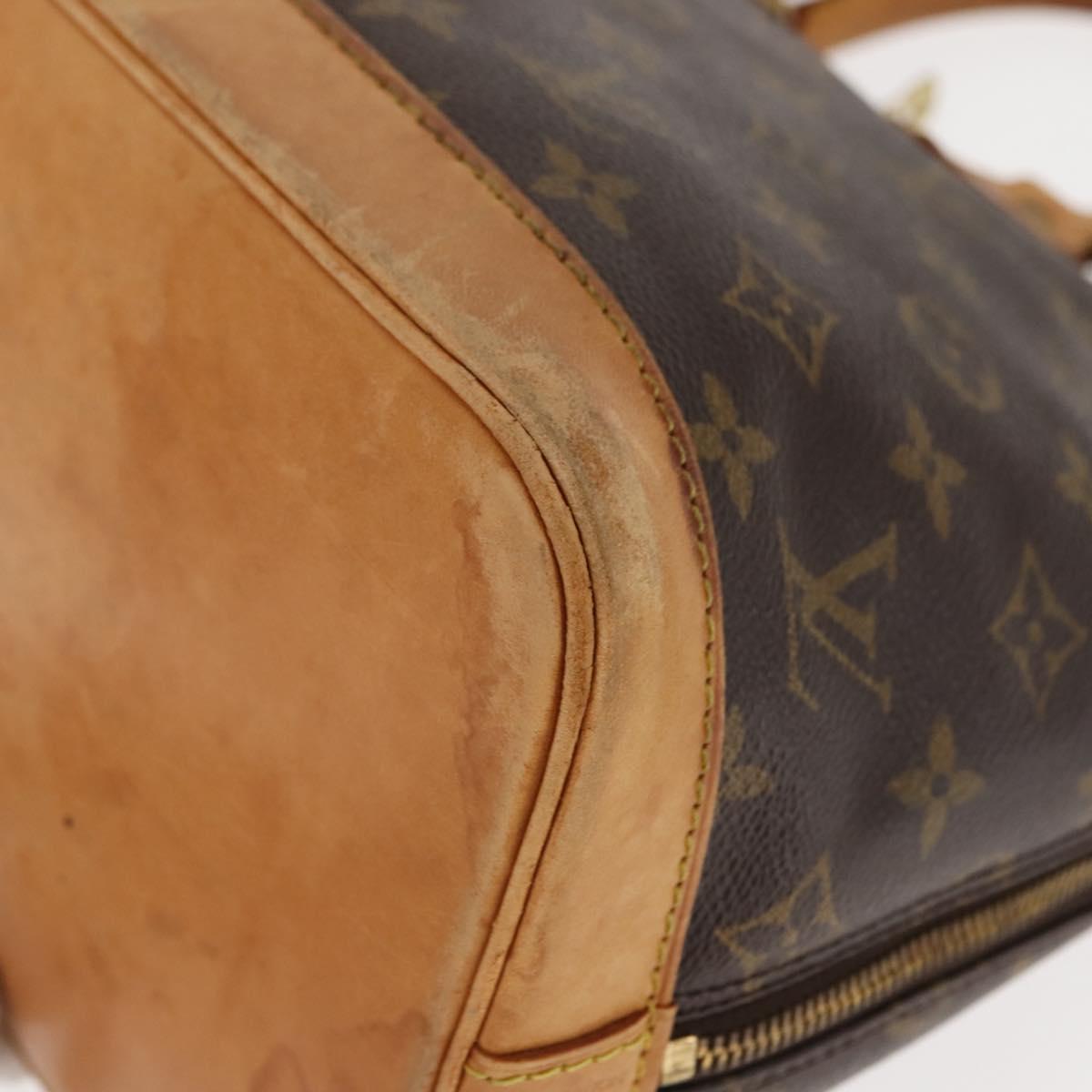 LOUIS VUITTON Monogram Alma Hand Bag M51130 LV Auth 147174