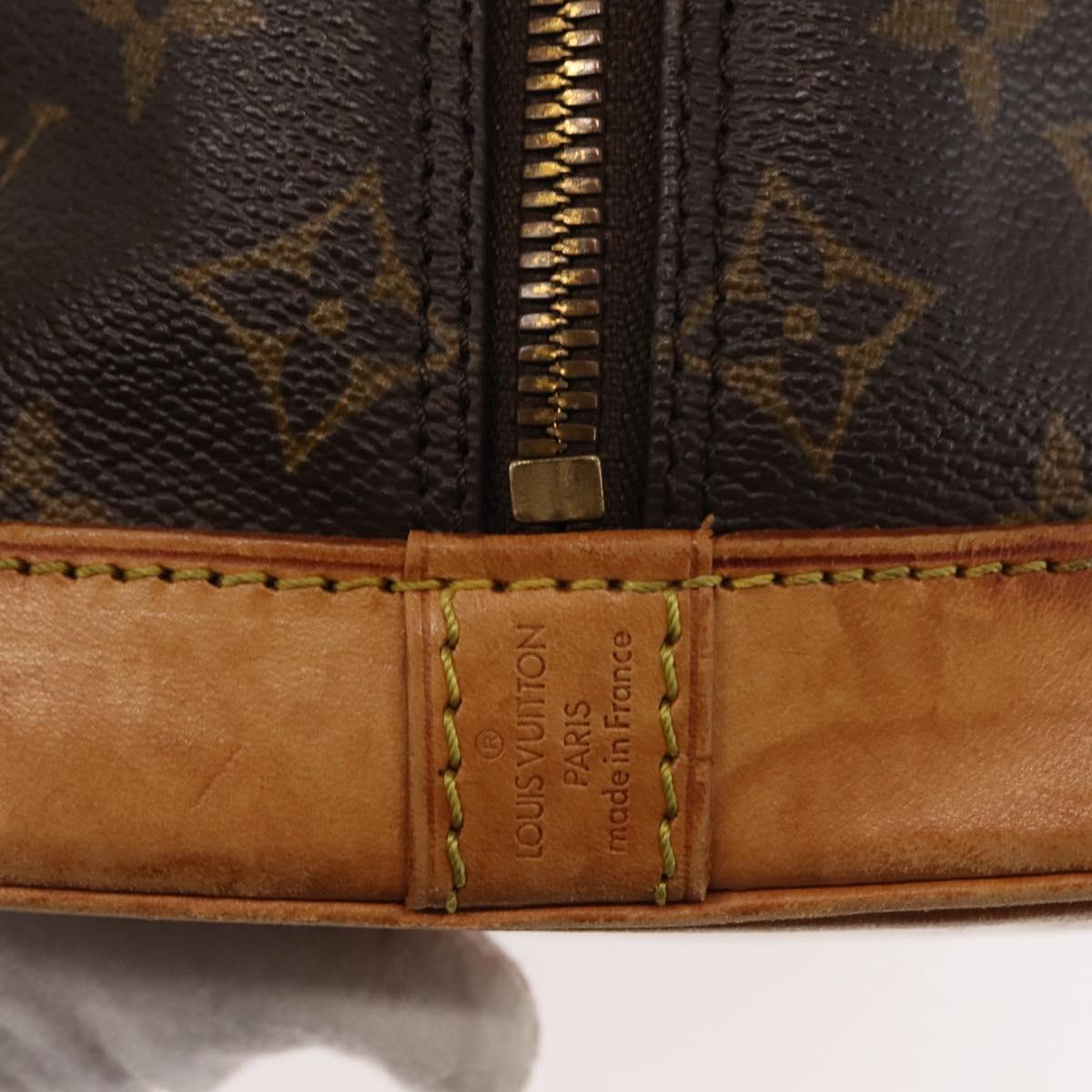 LOUIS VUITTON Monogram Alma Hand Bag M51130 LV Auth 147174