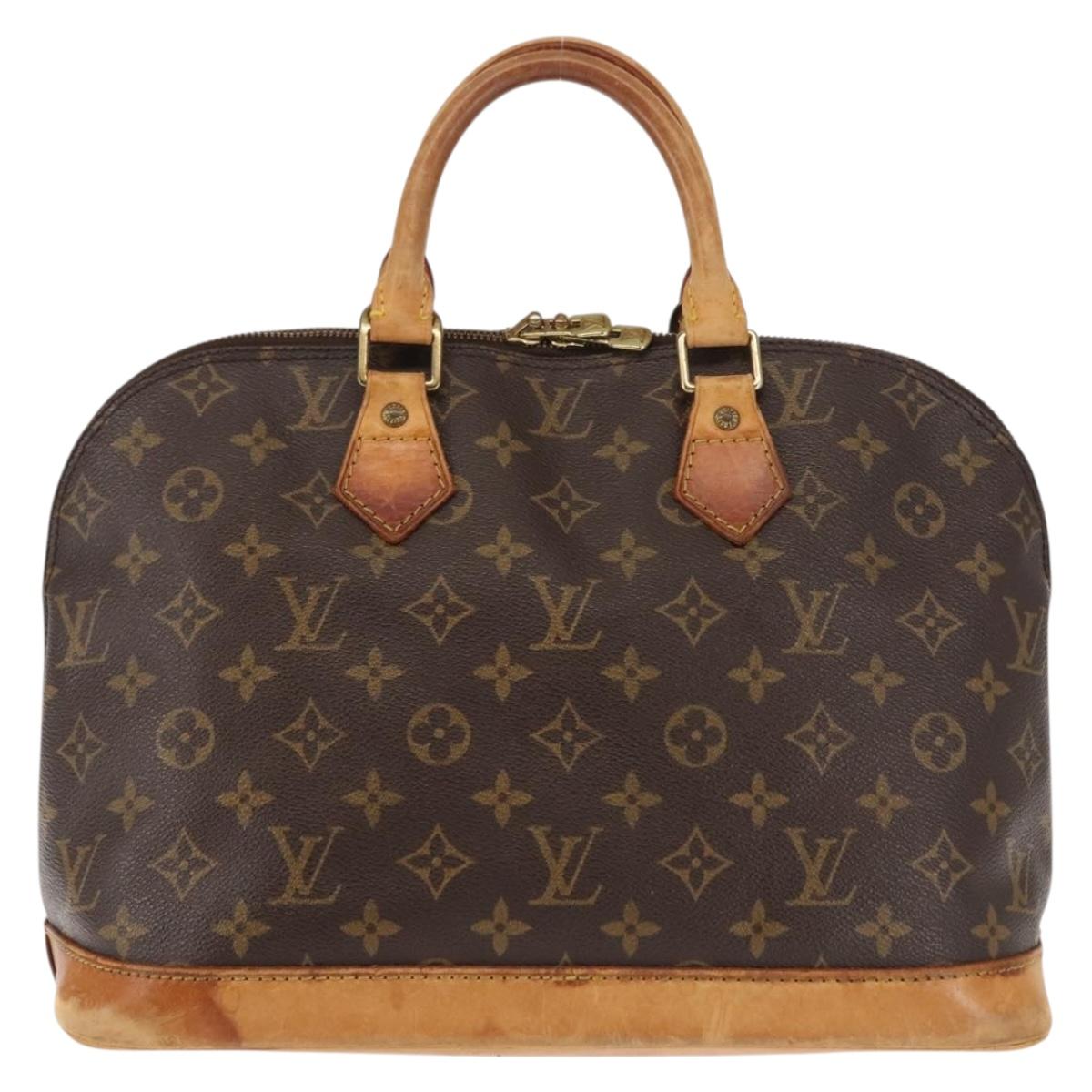 LOUIS VUITTON Monogram Alma Hand Bag M51130 LV Auth 147174