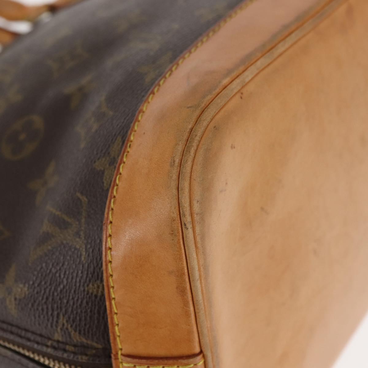 LOUIS VUITTON Monogram Alma Hand Bag M51130 LV Auth 147175