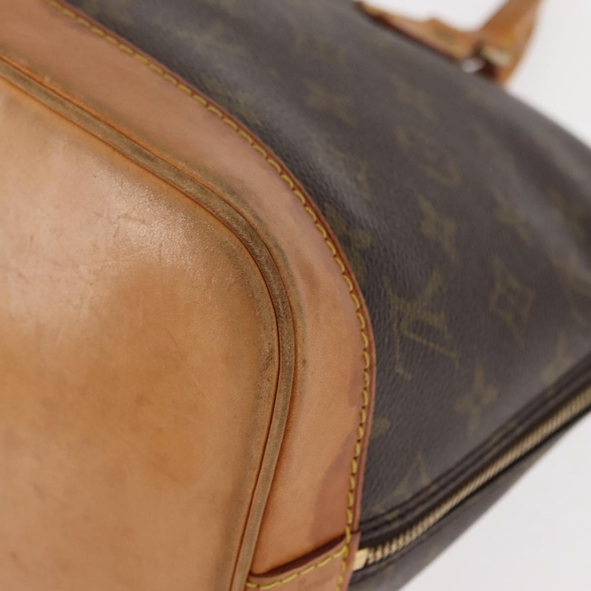 LOUIS VUITTON Monogram Alma Hand Bag M51130 LV Auth 147175
