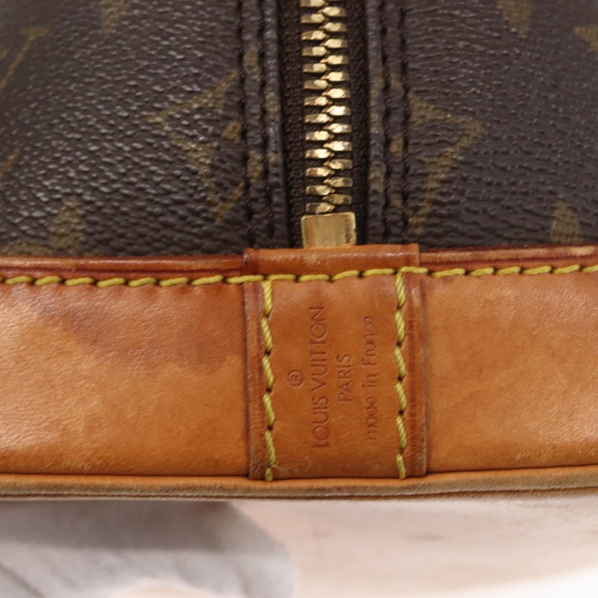 LOUIS VUITTON Monogram Alma Hand Bag M51130 LV Auth 147175