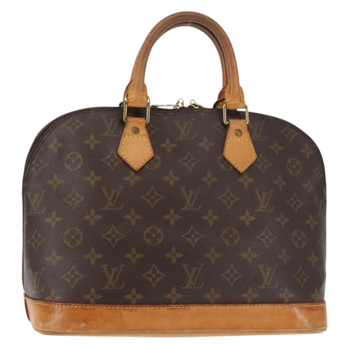 LOUIS VUITTON Monogram Alma Hand Bag M51130 LV Auth 147175