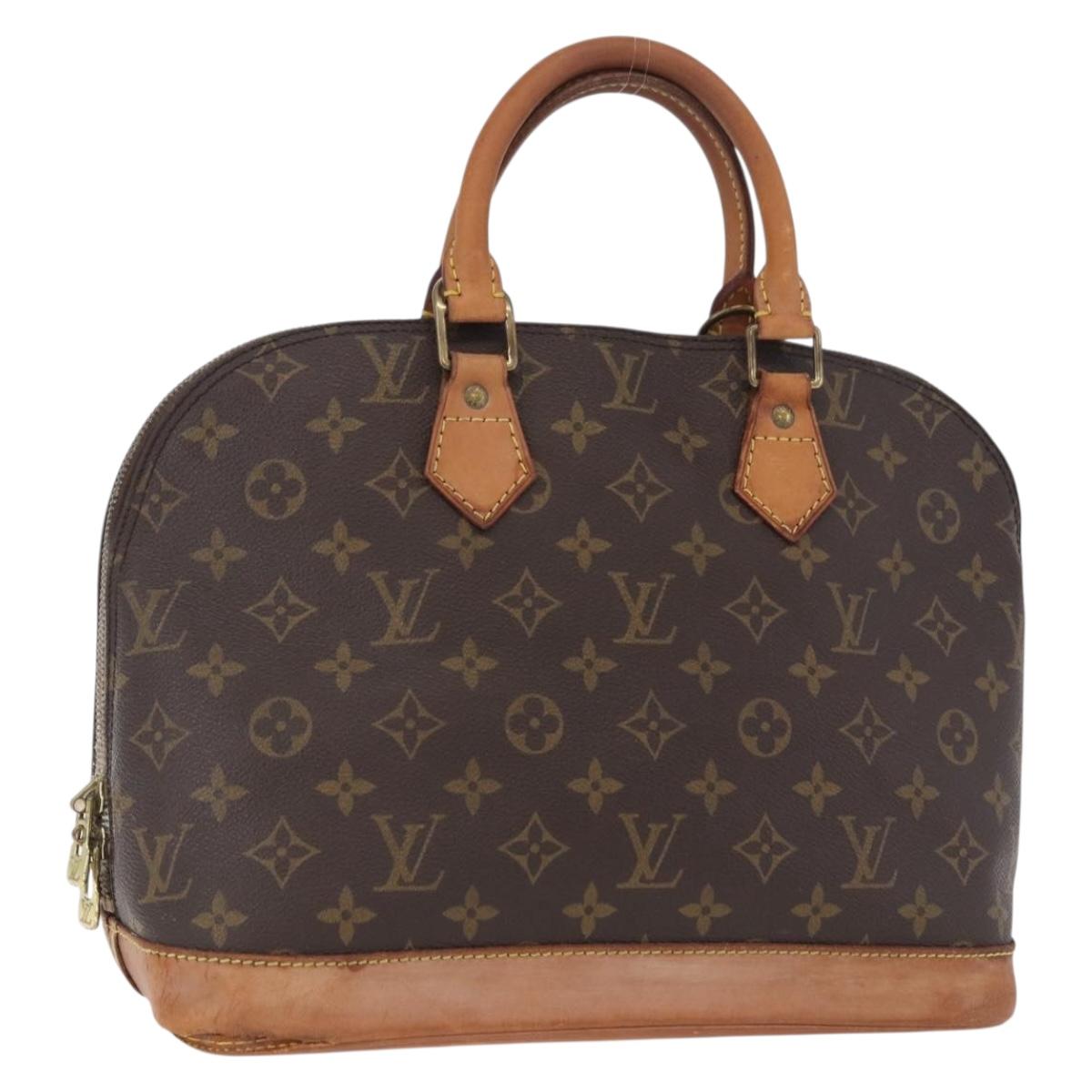 LOUIS VUITTON Monogram Alma Hand Bag M51130 LV Auth 147176