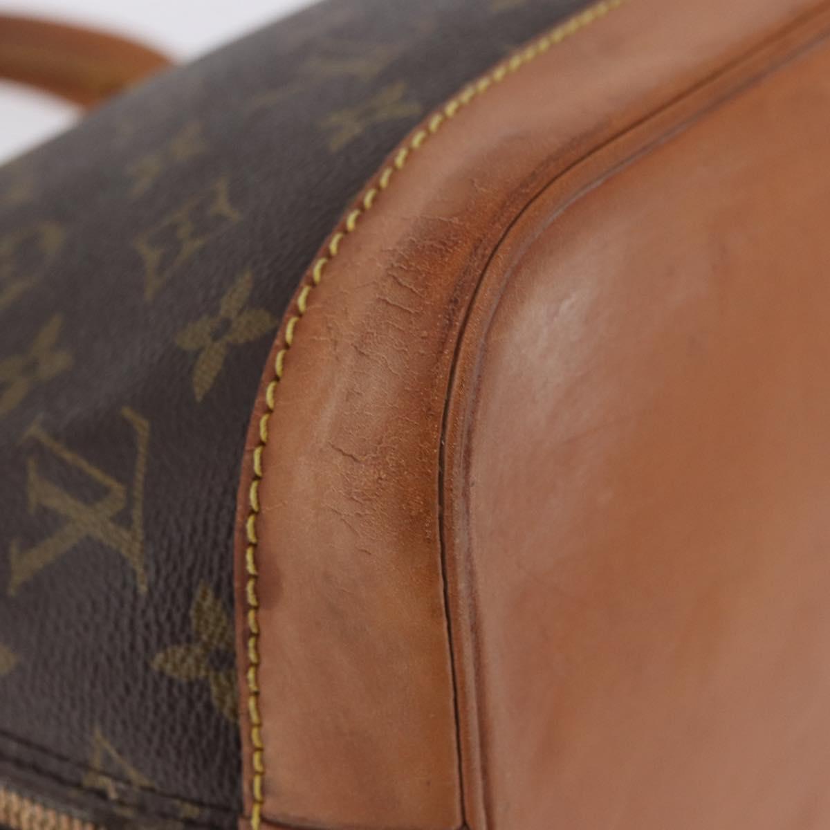 LOUIS VUITTON Monogram Alma Hand Bag M51130 LV Auth 147176