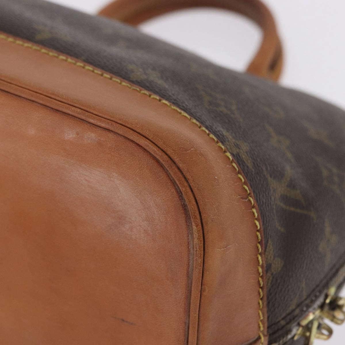 LOUIS VUITTON Monogram Alma Hand Bag M51130 LV Auth 147176