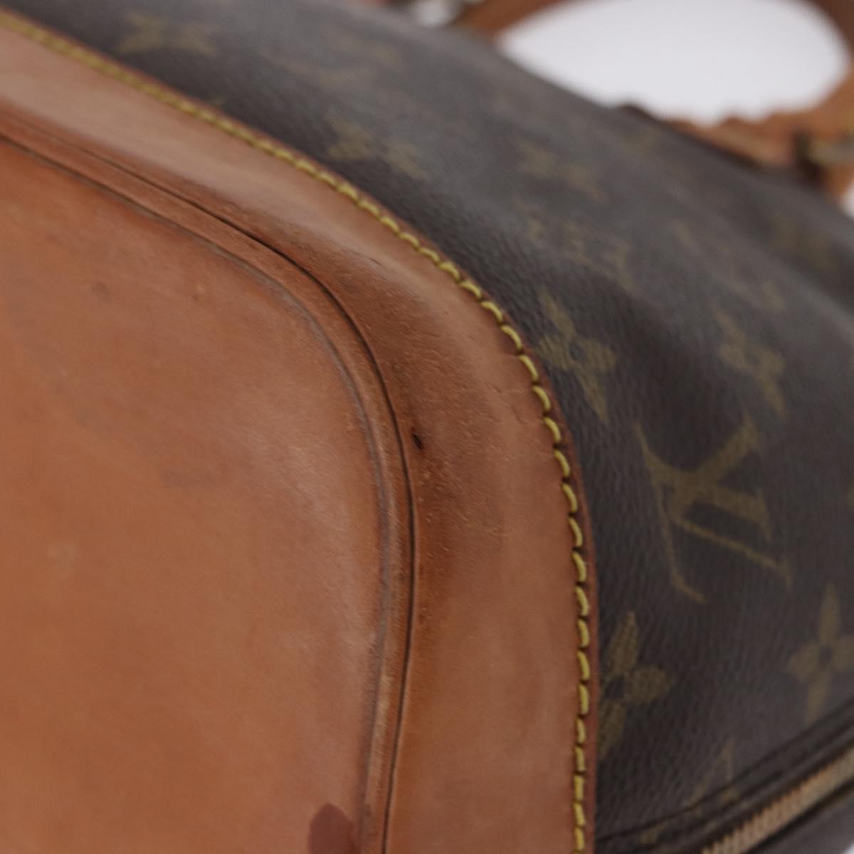 LOUIS VUITTON Monogram Alma Hand Bag M51130 LV Auth 147176