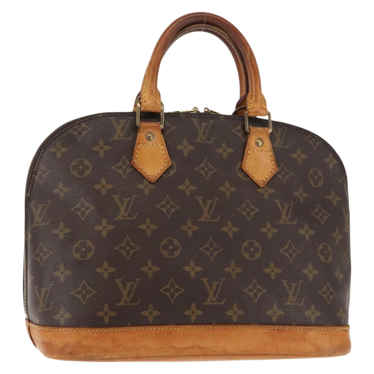 LOUIS VUITTON Monogram Alma Hand Bag M51130 LV Auth 147176