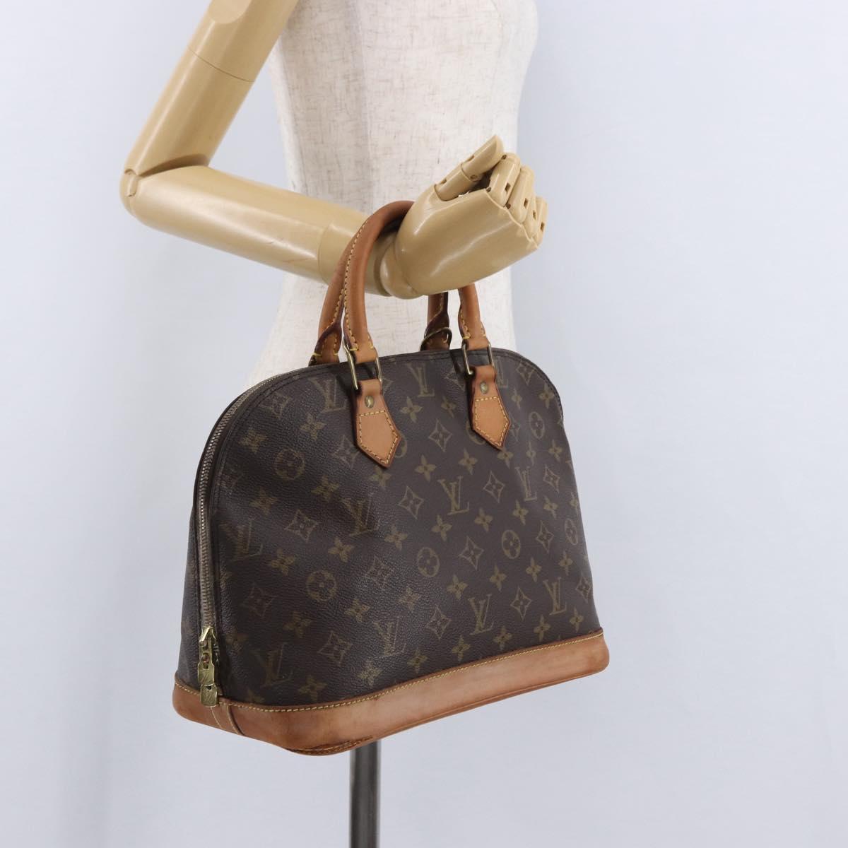LOUIS VUITTON Monogram Alma Hand Bag M51130 LV Auth 147176