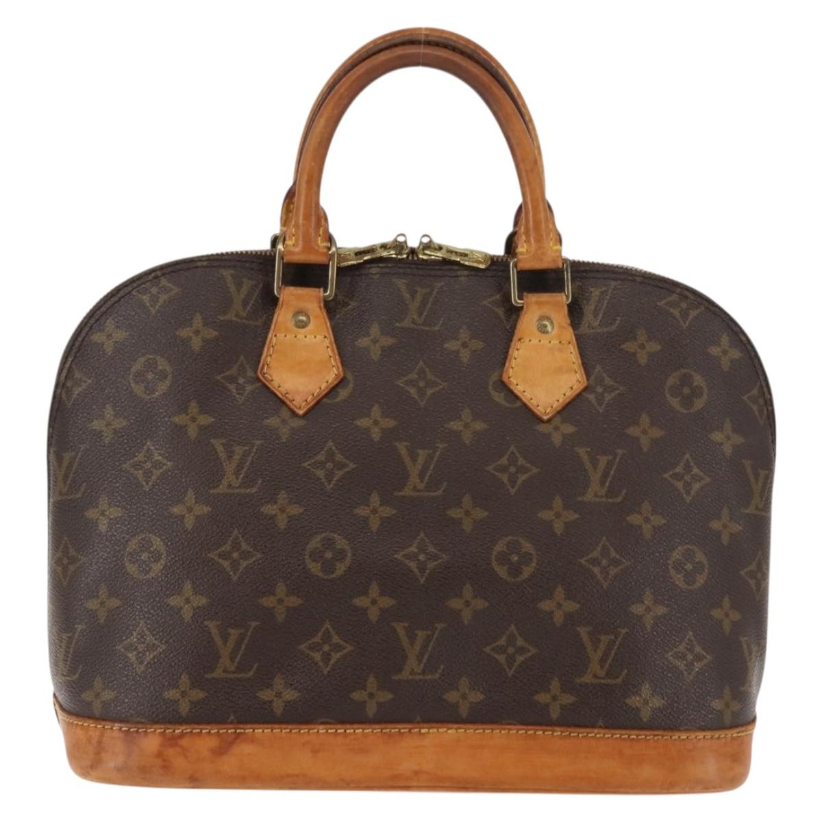 LOUIS VUITTON Monogram Alma Hand Bag M51130 LV Auth 147176
