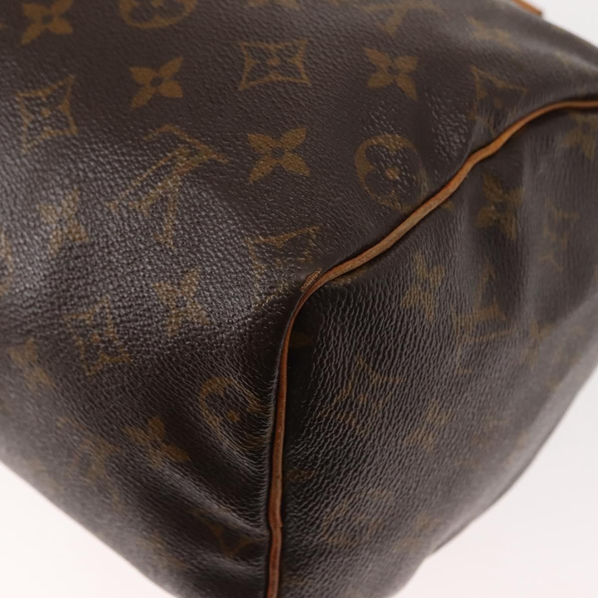 LOUIS VUITTON Monogram Speedy 25 Hand Bag M41528 LV Auth 147177