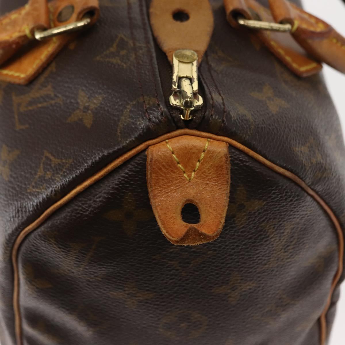 LOUIS VUITTON Monogram Speedy 25 Hand Bag M41528 LV Auth 147177
