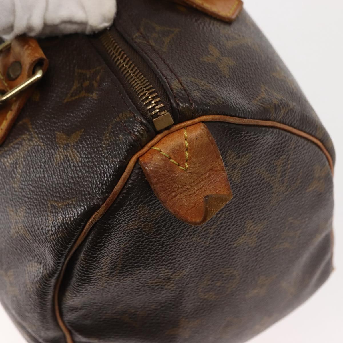 LOUIS VUITTON Monogram Speedy 25 Hand Bag M41528 LV Auth 147177