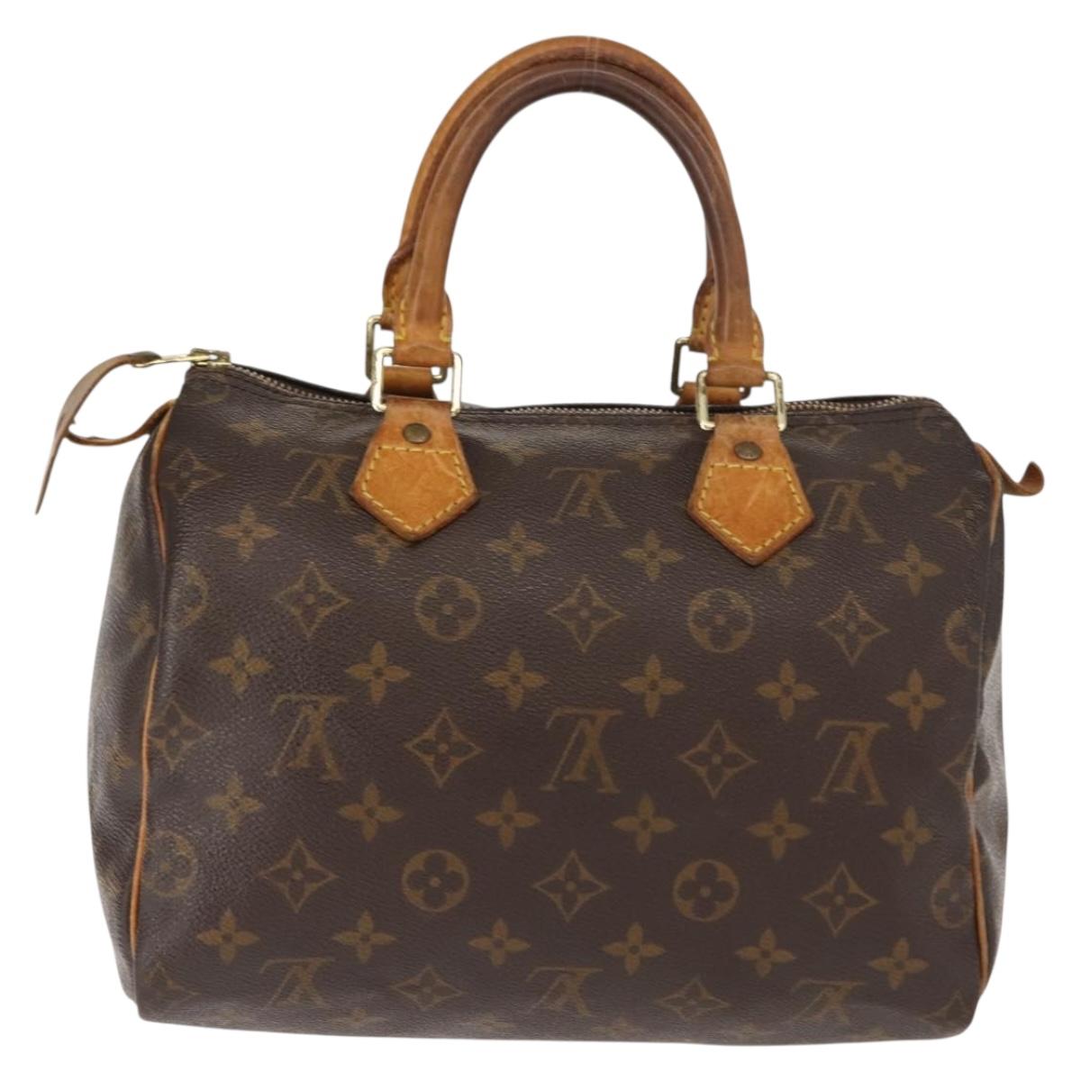 LOUIS VUITTON Monogram Speedy 25 Hand Bag M41528 LV Auth 147177