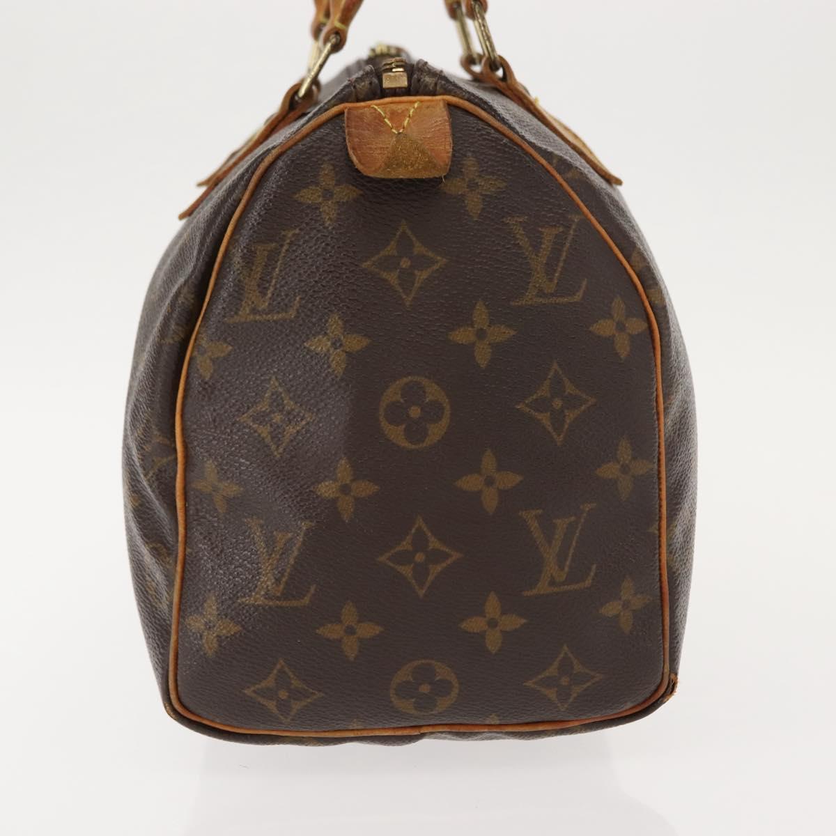 LOUIS VUITTON Monogram Speedy 25 Hand Bag M41528 LV Auth 147177