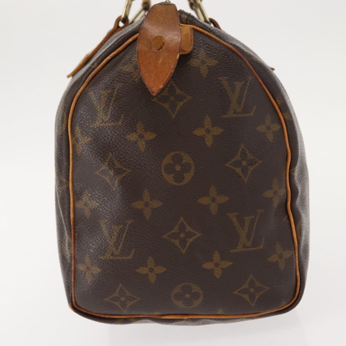 LOUIS VUITTON Monogram Speedy 25 Hand Bag M41528 LV Auth 147177
