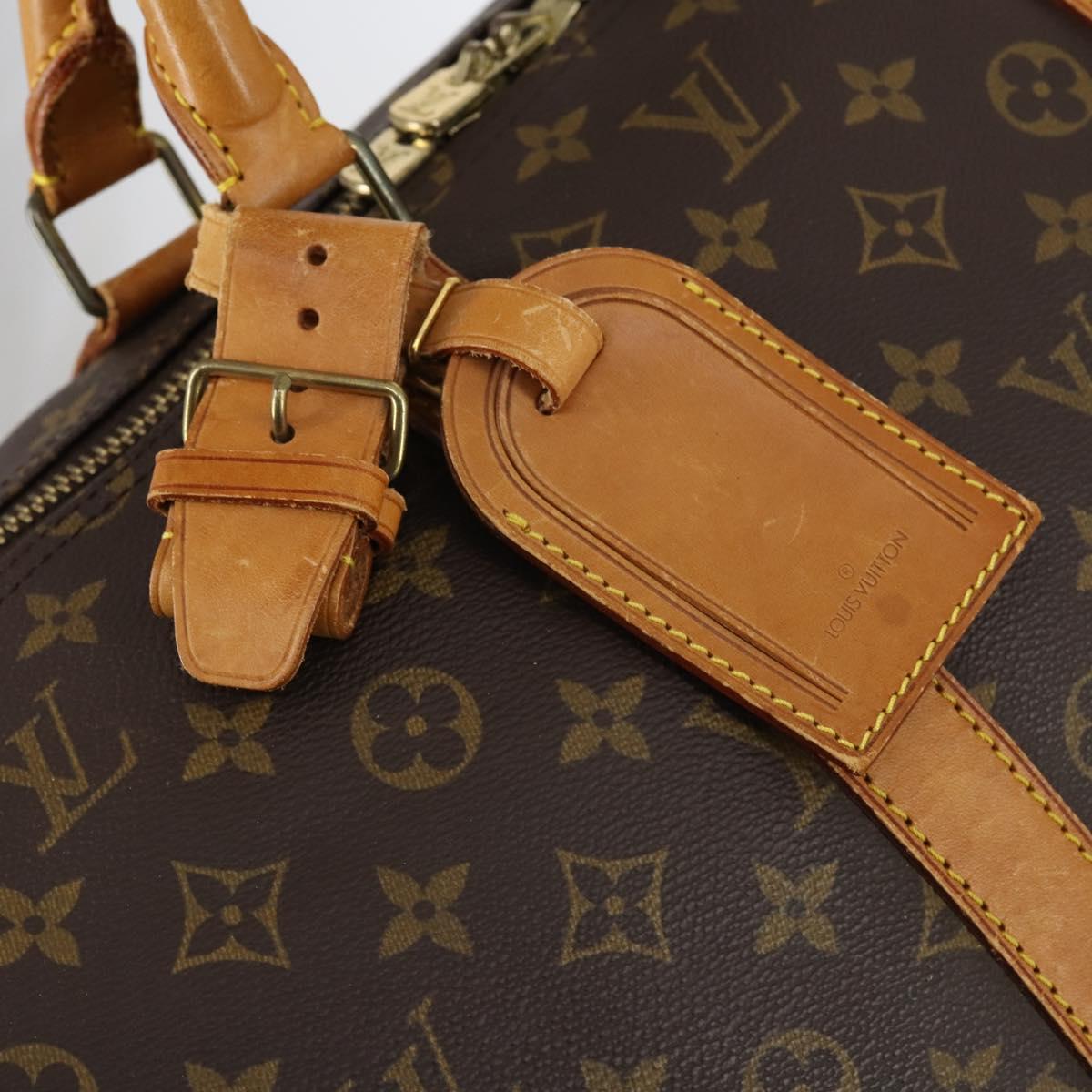 LOUIS VUITTON Monogram Keepall 55 Boston Bag M41424 LV Auth 147182