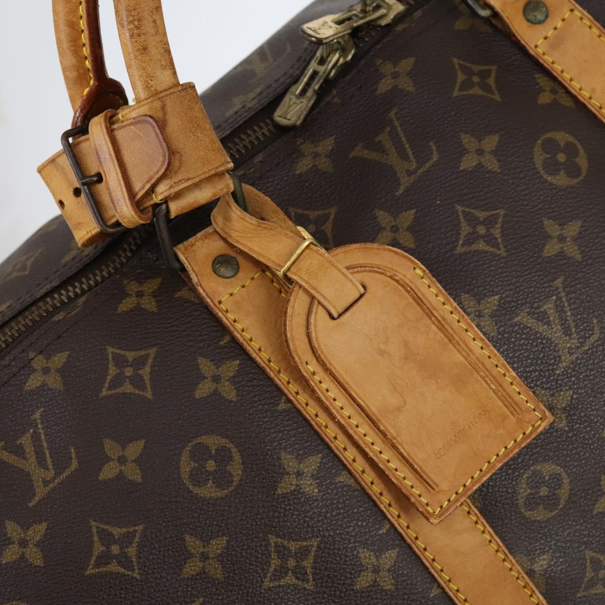LOUIS VUITTON Monogram Keepall 60 Boston Bag M41422 LV Auth 147183
