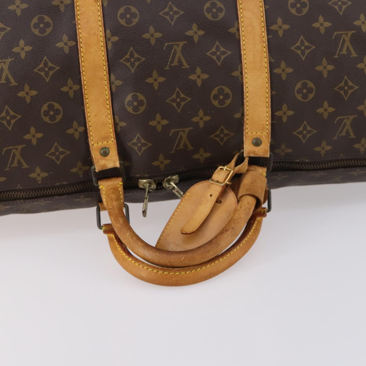 LOUIS VUITTON Monogram Keepall 60 Boston Bag M41422 LV Auth 147183
