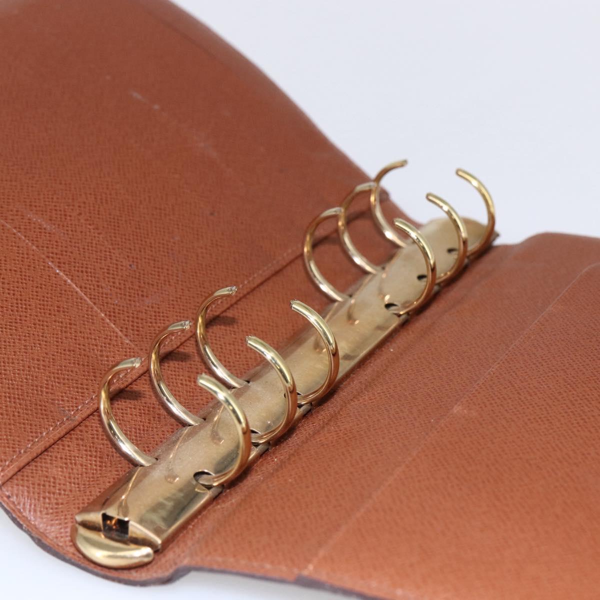 LOUIS VUITTON Monogram Agenda MM Day Planner Cover R20105 LV Auth 147186