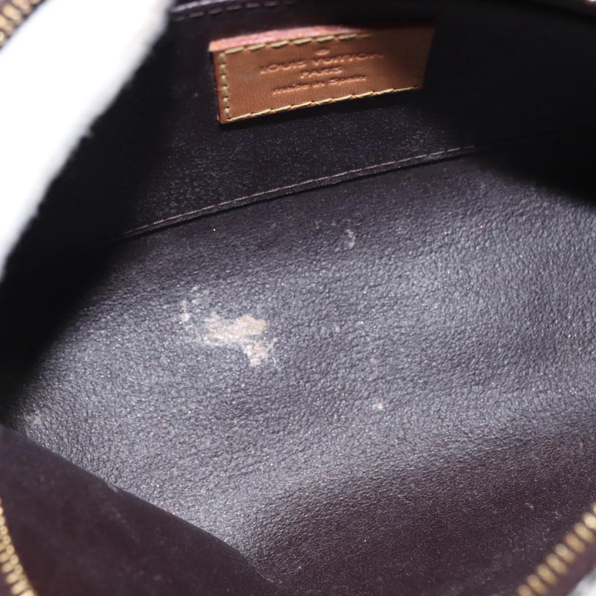 LOUIS VUITTON Monogram Vernis Pochette PM Pouch Amarante M91495 LV Auth 147190