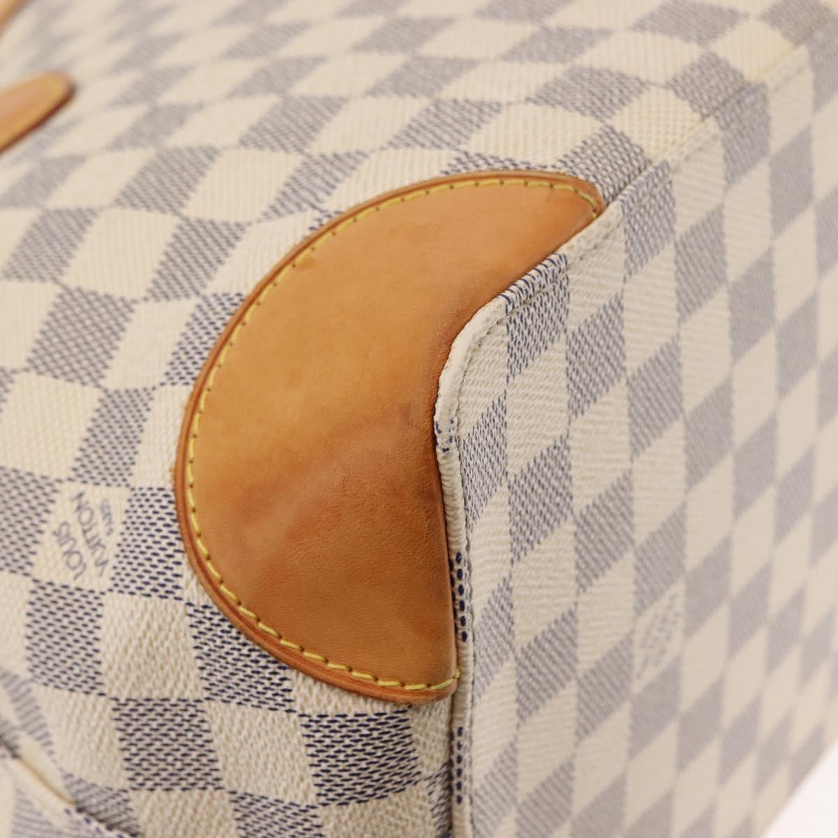 LOUIS VUITTON Damier Azur Hampstead PM Tote Bag N51207 LV Auth 147198