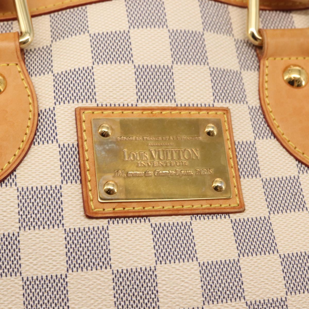 LOUIS VUITTON Damier Azur Hampstead PM Tote Bag N51207 LV Auth 147198