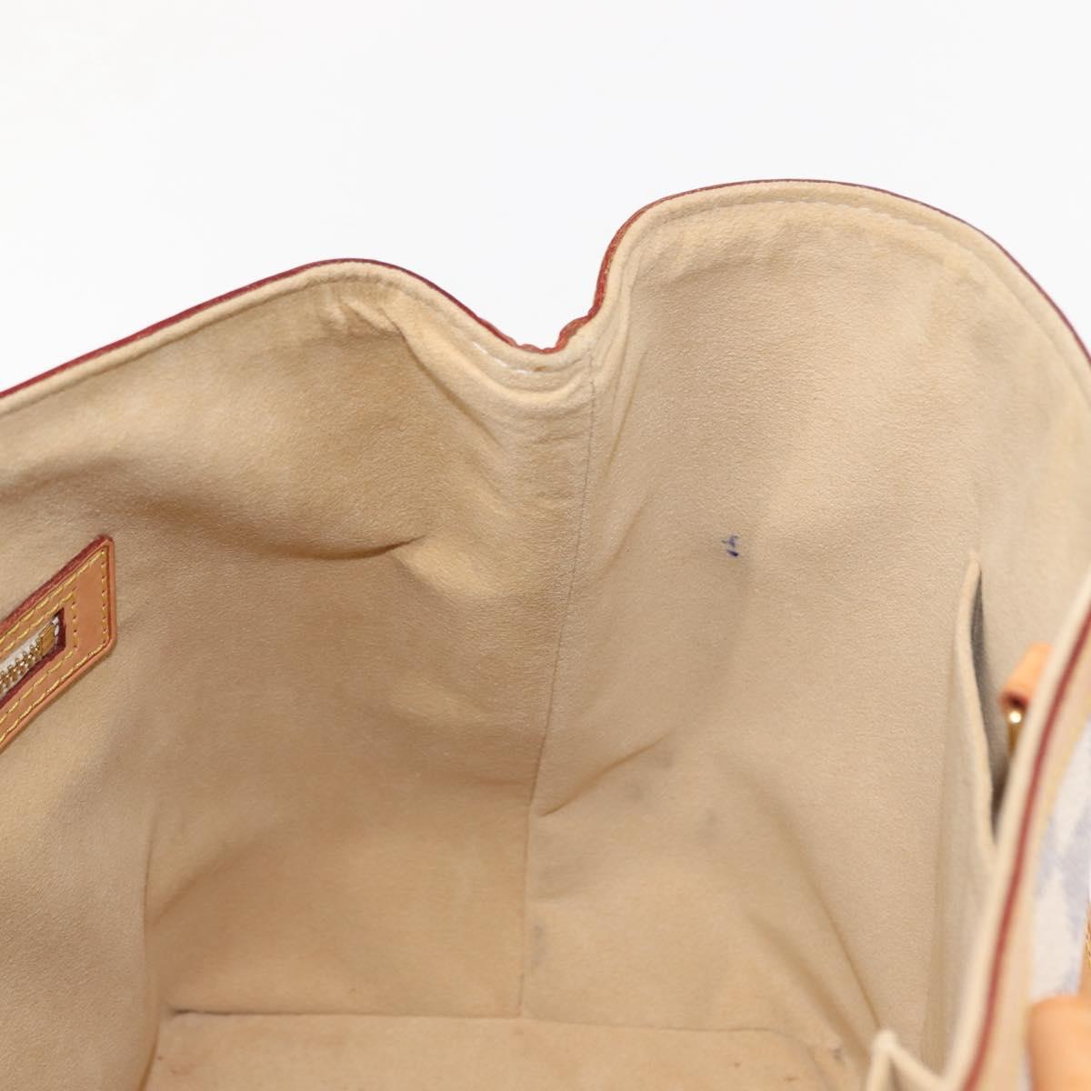 LOUIS VUITTON Damier Azur Hampstead PM Tote Bag N51207 LV Auth 147198