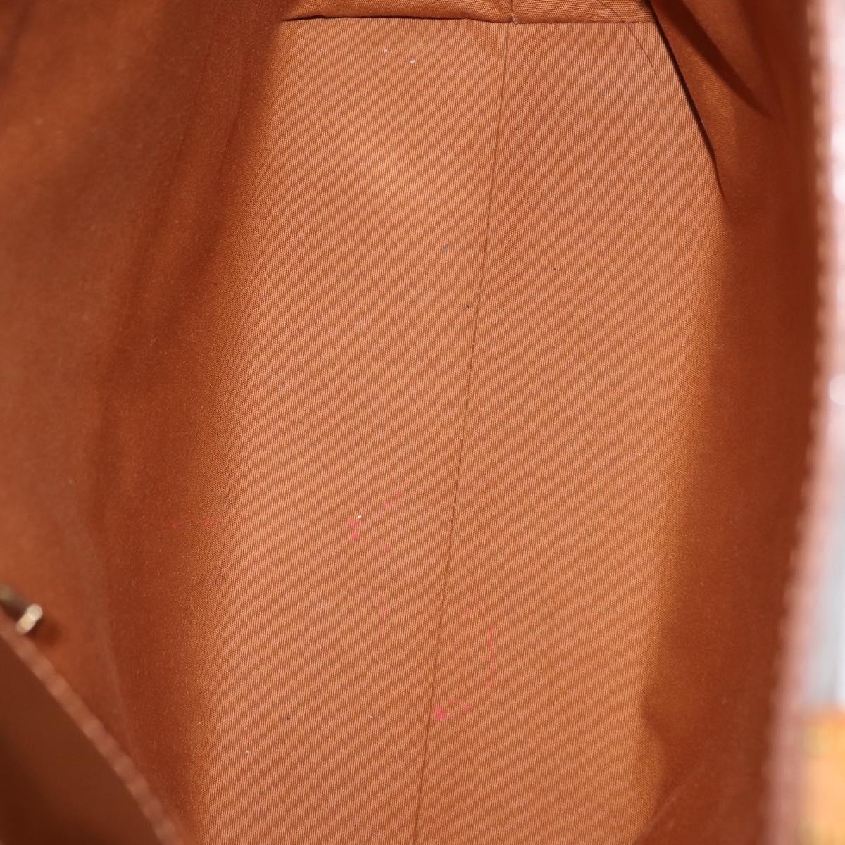 LOUIS VUITTON Monogram Vernis Reade MM Hand Bag Bronze M91143 LV Auth 147200