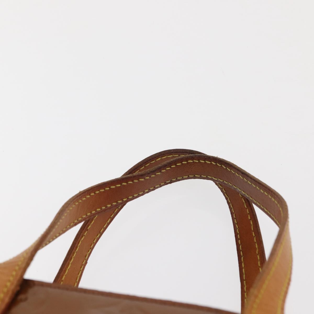 LOUIS VUITTON Monogram Vernis Reade MM Hand Bag Bronze M91143 LV Auth 147200