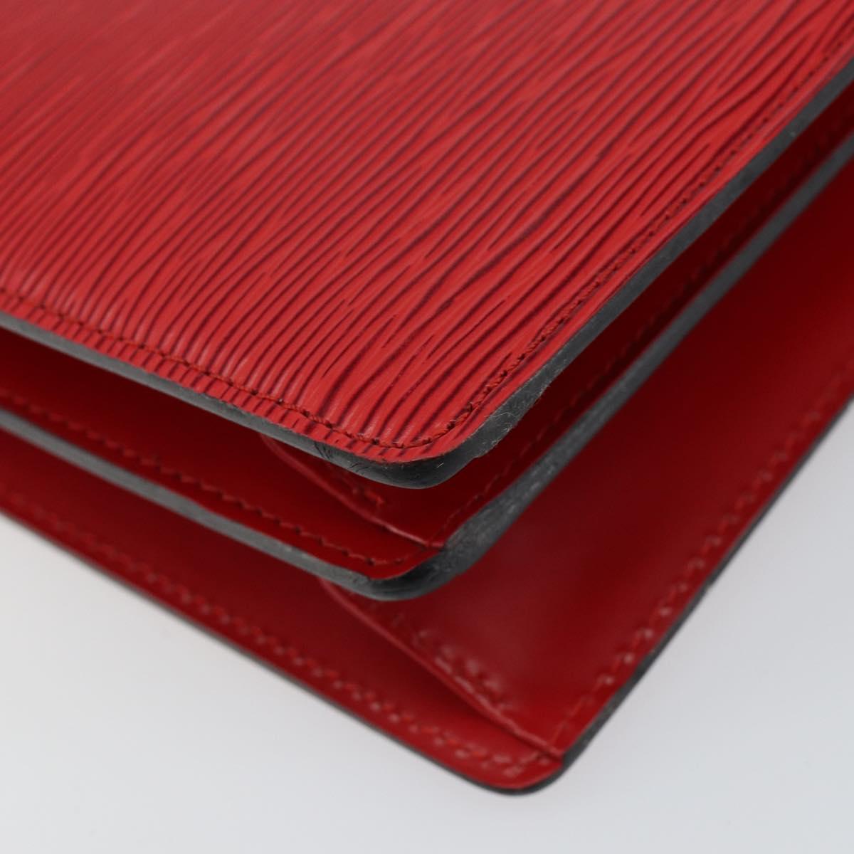 LOUIS VUITTON Epi Capuchin Shoulder Bag Red M52347 LV Auth 147201