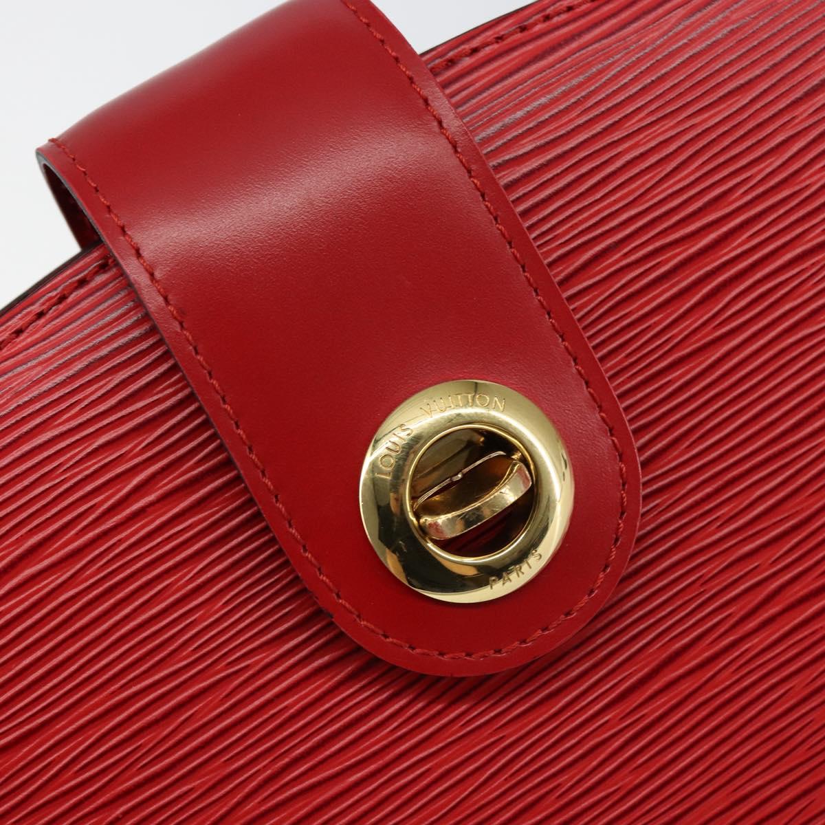 LOUIS VUITTON Epi Capuchin Shoulder Bag Red M52347 LV Auth 147201