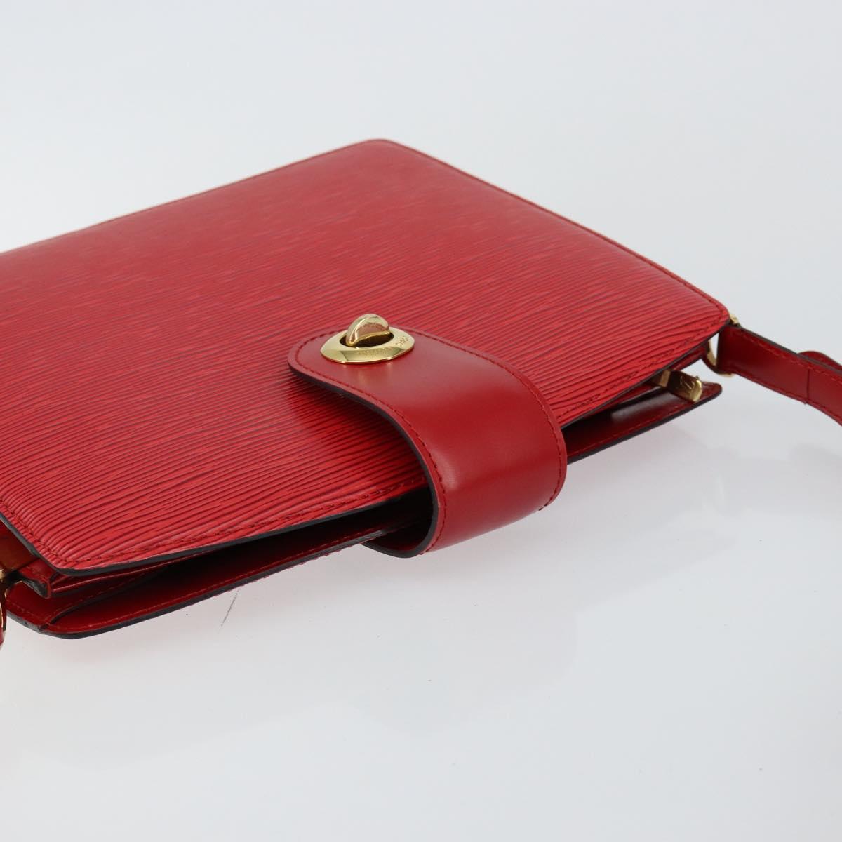 LOUIS VUITTON Epi Capuchin Shoulder Bag Red M52347 LV Auth 147201