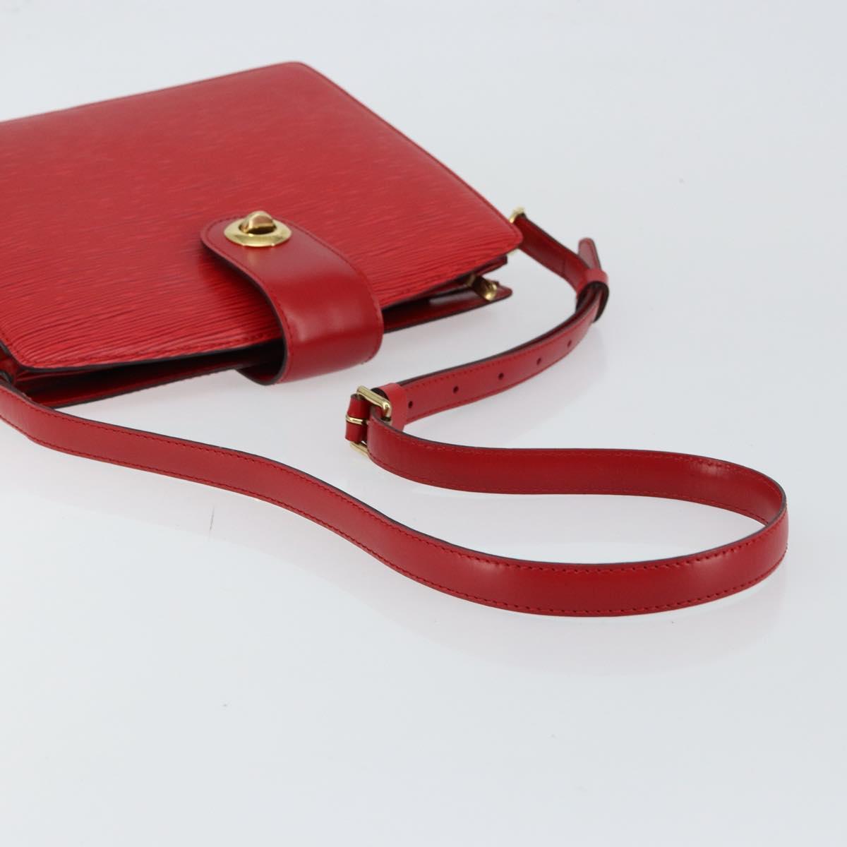 LOUIS VUITTON Epi Capuchin Shoulder Bag Red M52347 LV Auth 147201