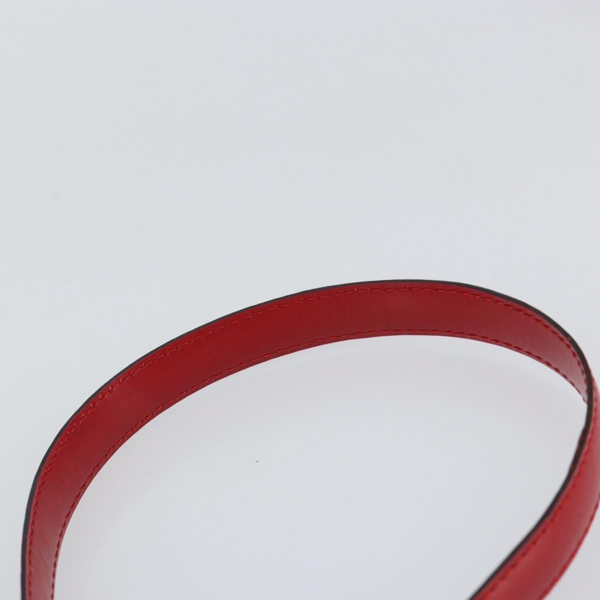 LOUIS VUITTON Epi Capuchin Shoulder Bag Red M52347 LV Auth 147201