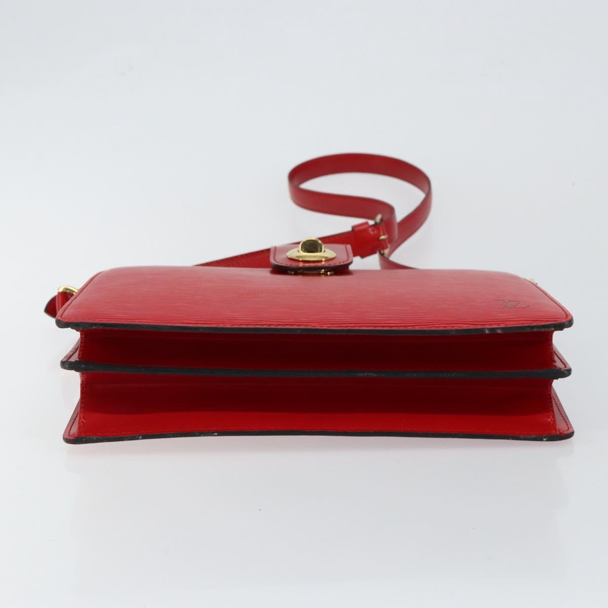 LOUIS VUITTON Epi Capuchin Shoulder Bag Red M52347 LV Auth 147201