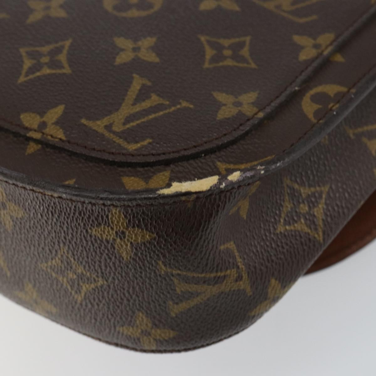 LOUIS VUITTON Monogram Saint Cloud GM Shoulder Bag M51242 LV Auth 147203