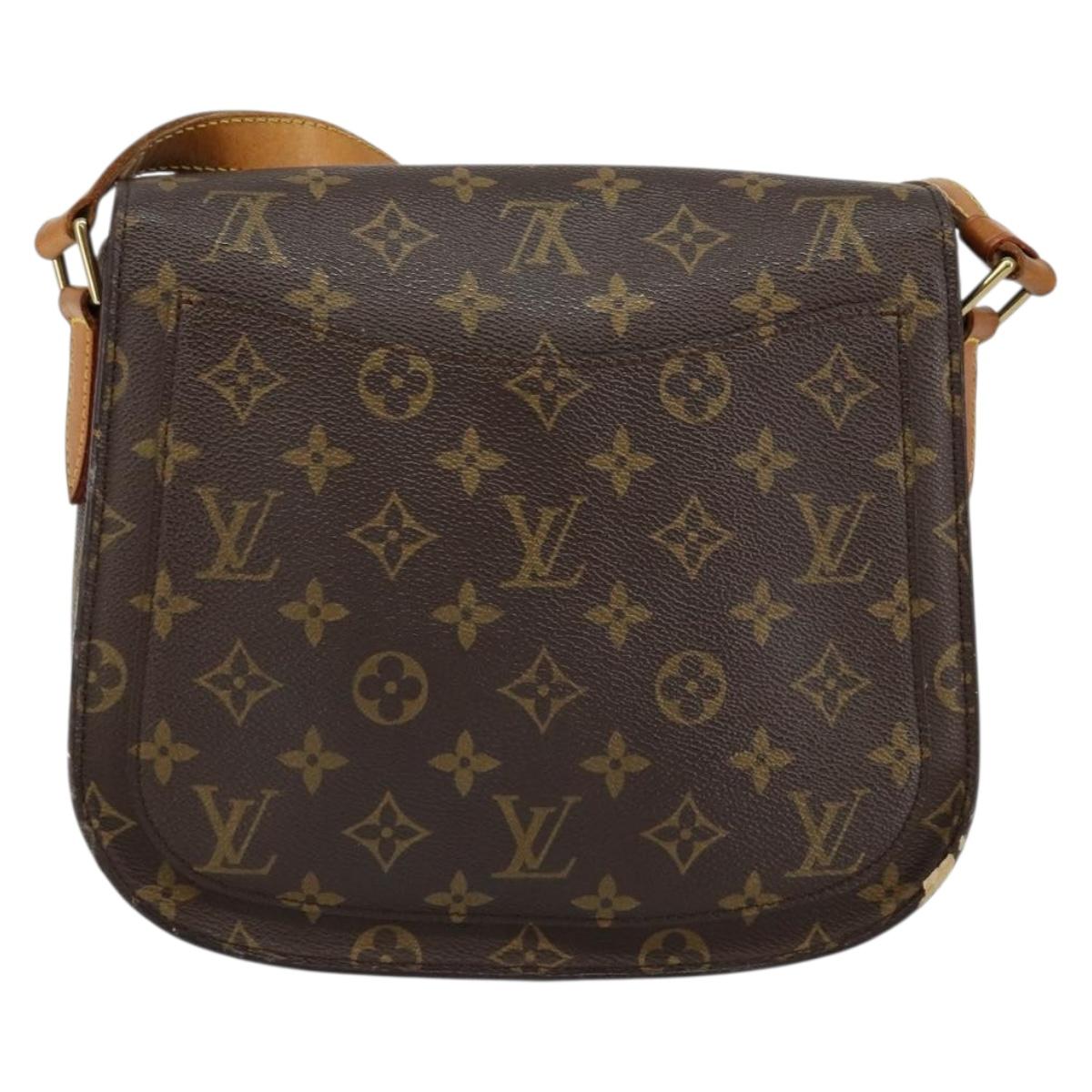 LOUIS VUITTON Monogram Saint Cloud GM Shoulder Bag M51242 LV Auth 147203