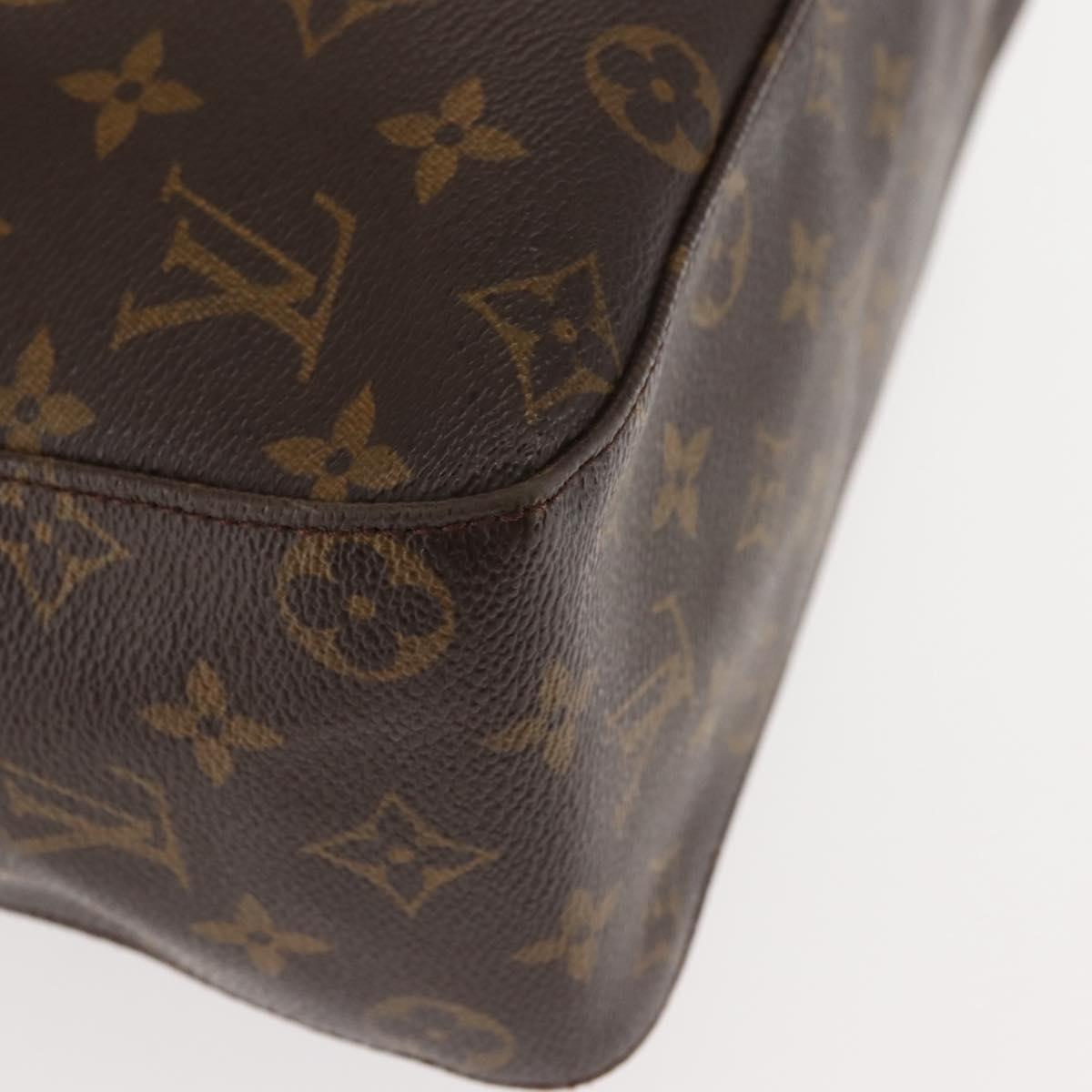 LOUIS VUITTON Monogram Looping GM Shoulder Bag M51145 LV Auth 147204