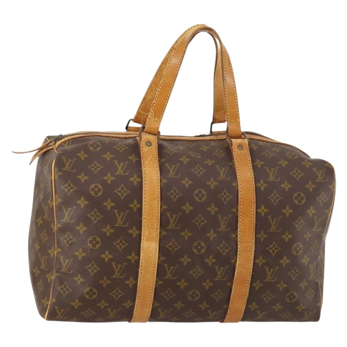 LOUIS VUITTON Monogram Sac Souple 45 Boston Bag M41624 LV Auth 147210