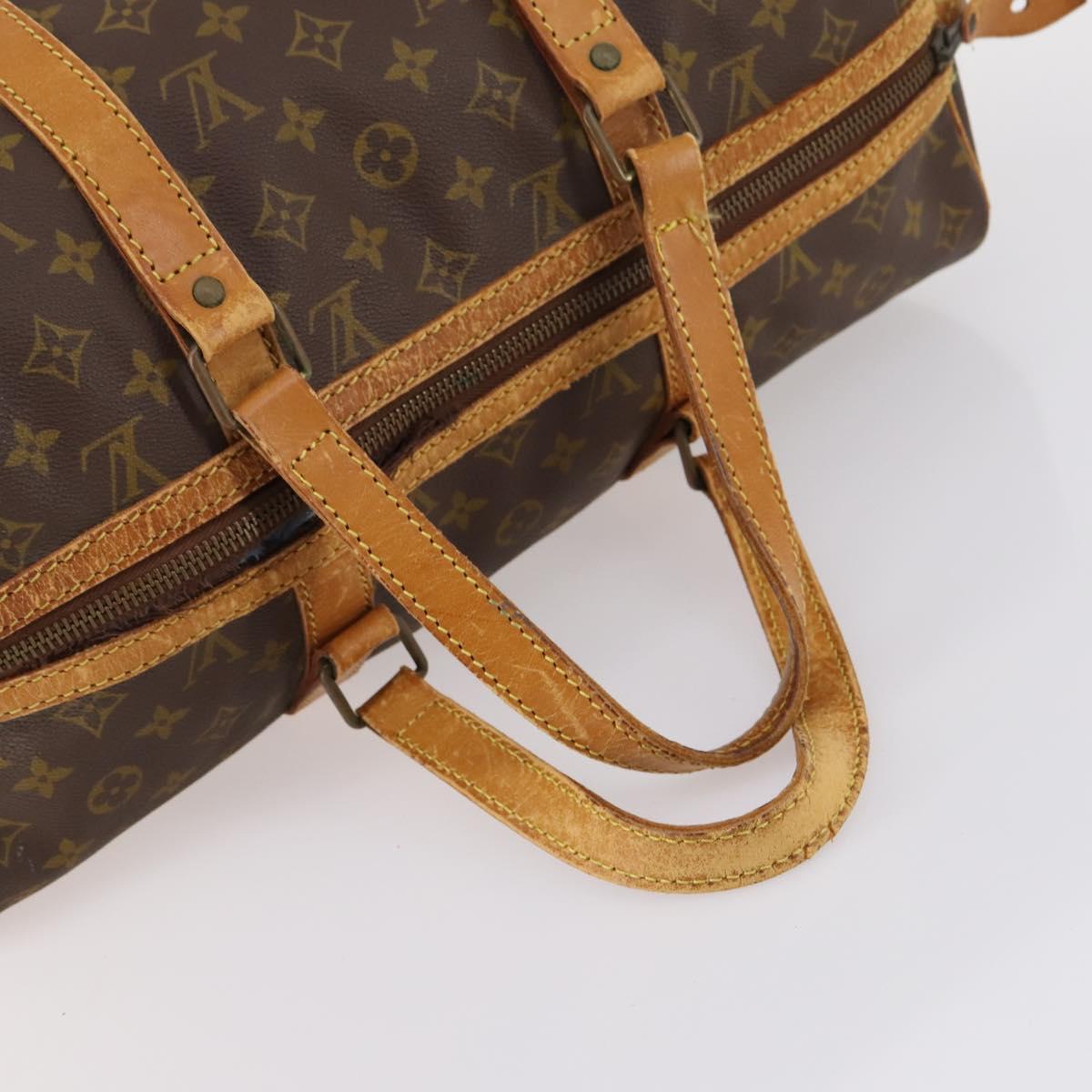 LOUIS VUITTON Monogram Sac Souple 45 Boston Bag M41624 LV Auth 147210