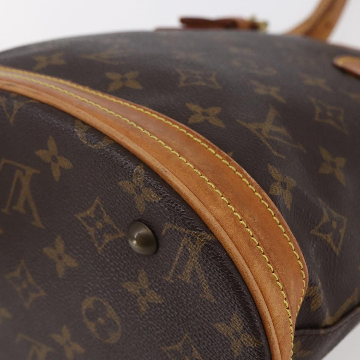 LOUIS VUITTON Monogram Bucket PM Shoulder Bag M42238 LV Auth 147211