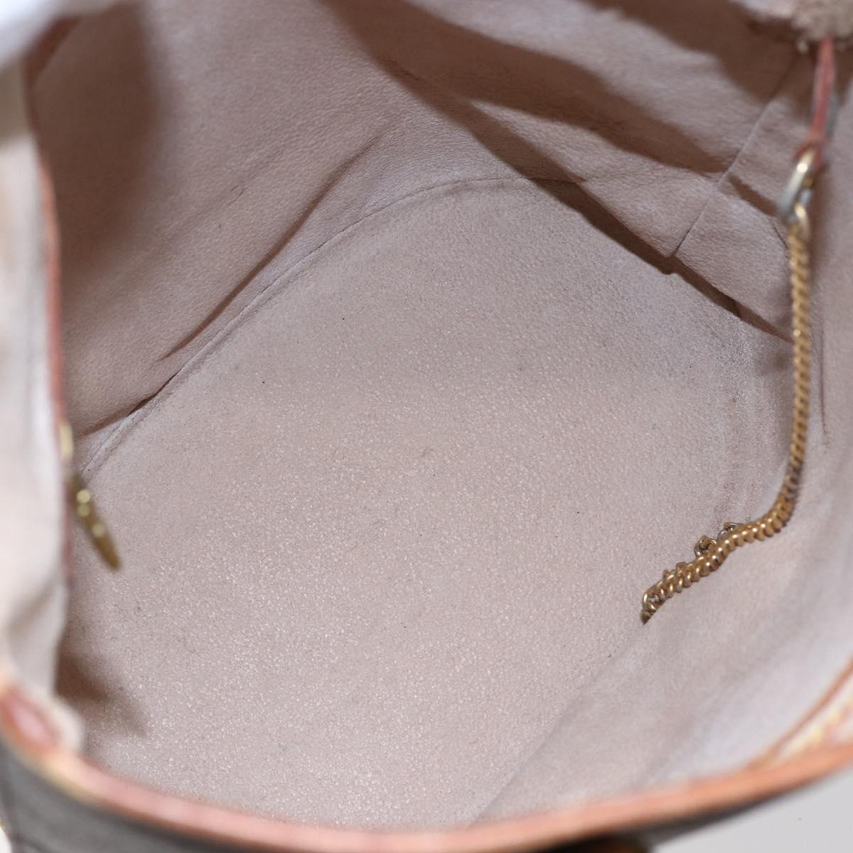 LOUIS VUITTON Monogram Bucket PM Shoulder Bag M42238 LV Auth 147211