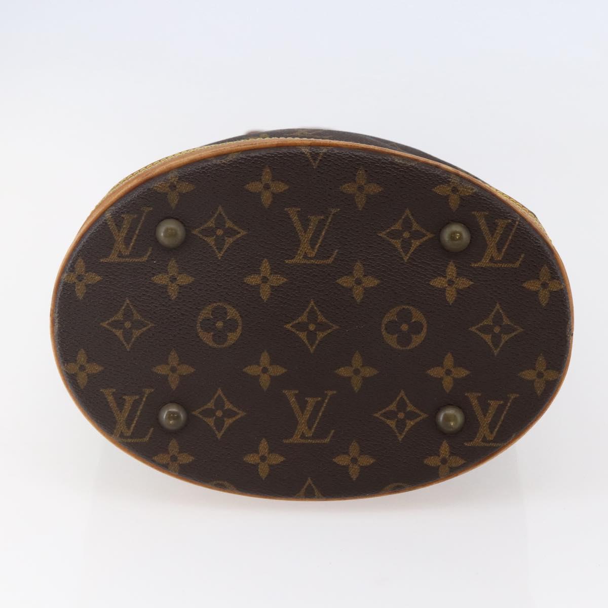 LOUIS VUITTON Monogram Bucket PM Shoulder Bag M42238 LV Auth 147211