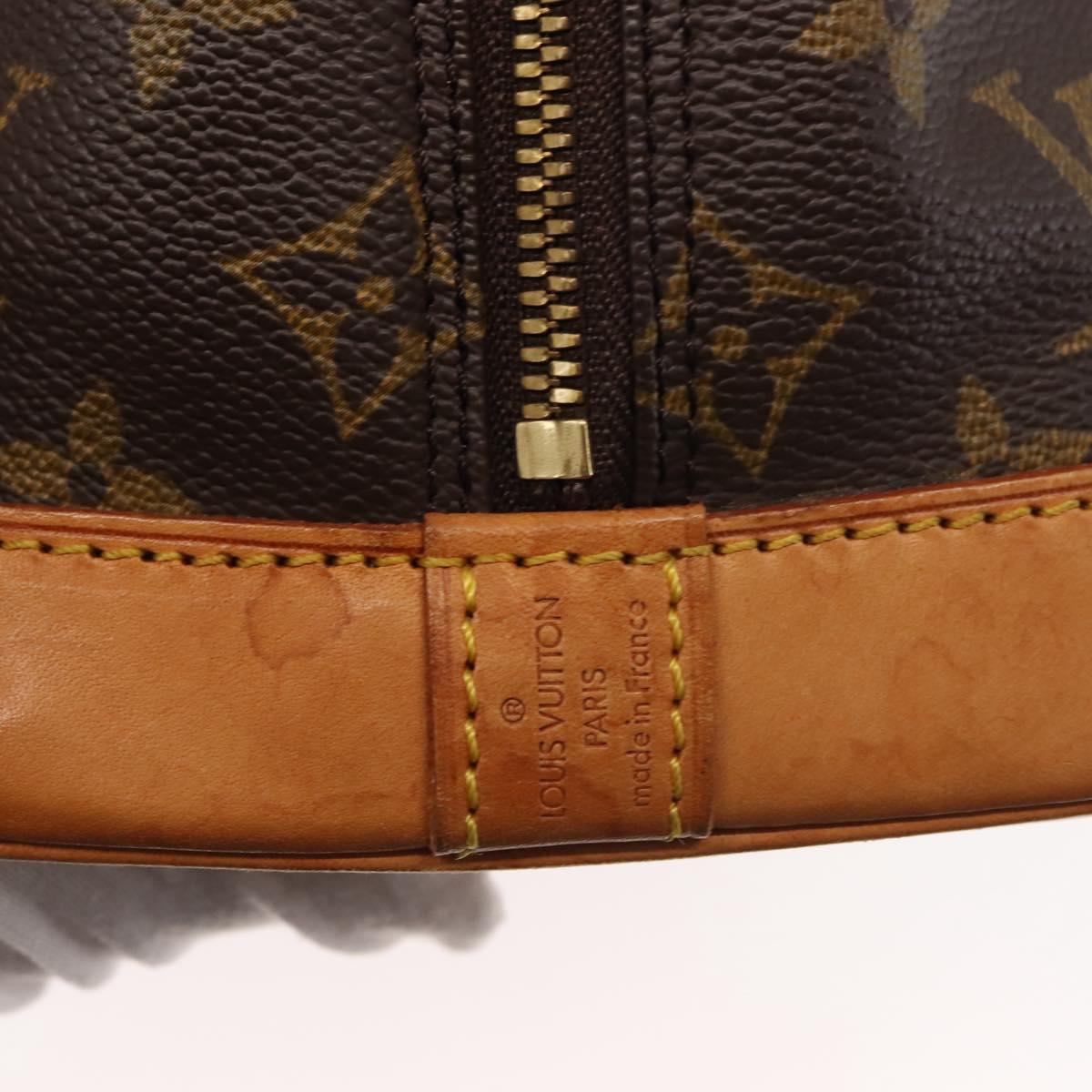 LOUIS VUITTON Monogram Alma Hand Bag M51130 LV Auth 147212