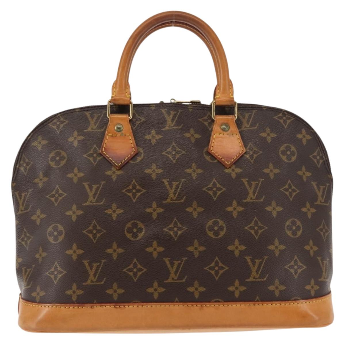 LOUIS VUITTON Monogram Alma Hand Bag M51130 LV Auth 147212