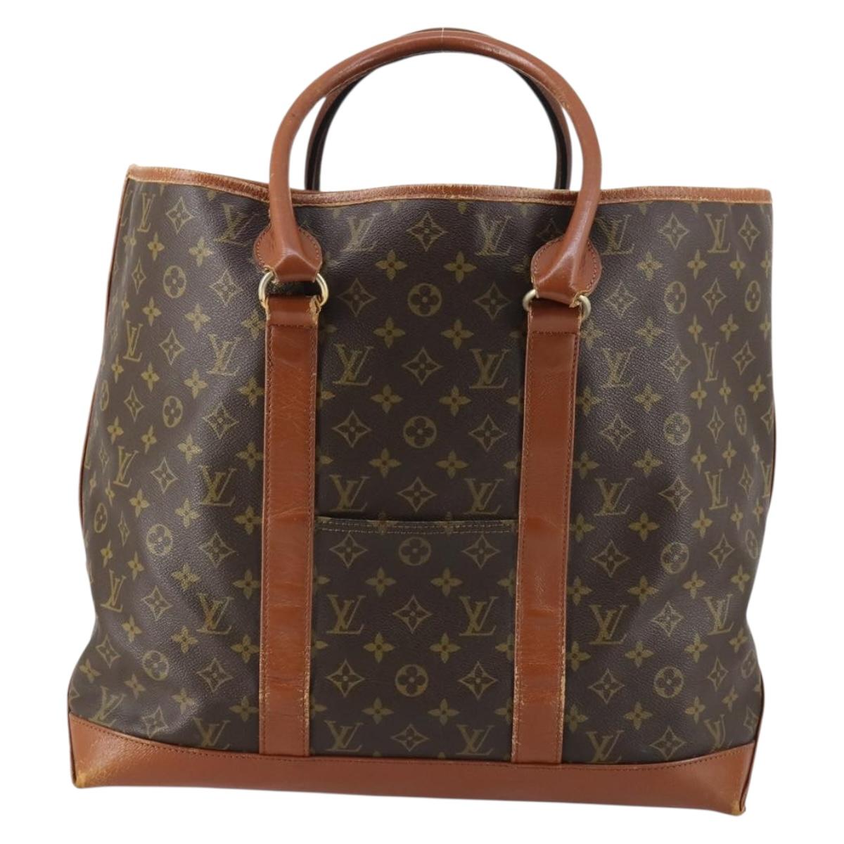 LOUIS VUITTON Monogram Sac Weekend GM Tote Bag M42420 LV Auth 147215