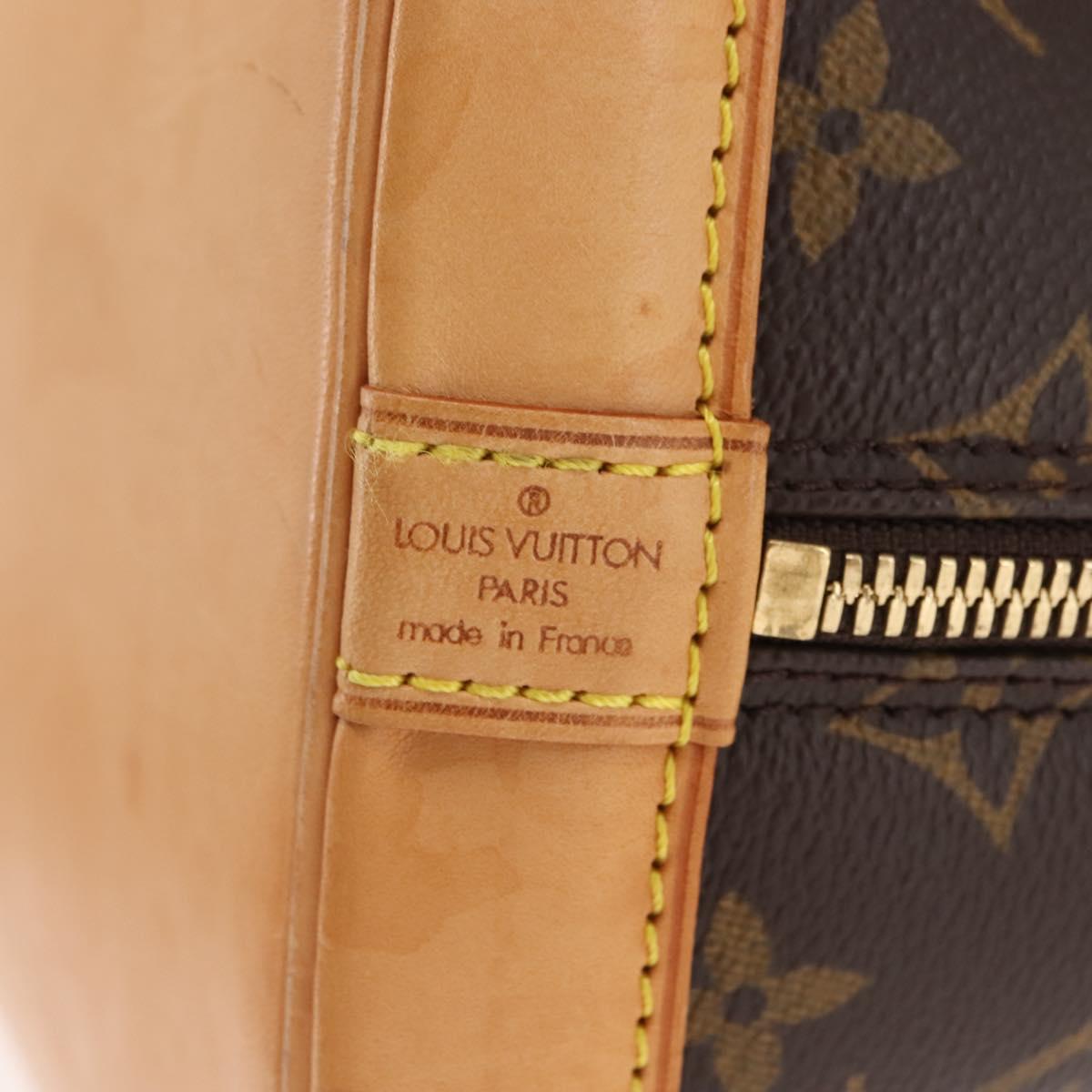 LOUIS VUITTON Monogram Alma Hand Bag M51130 LV Auth 147218